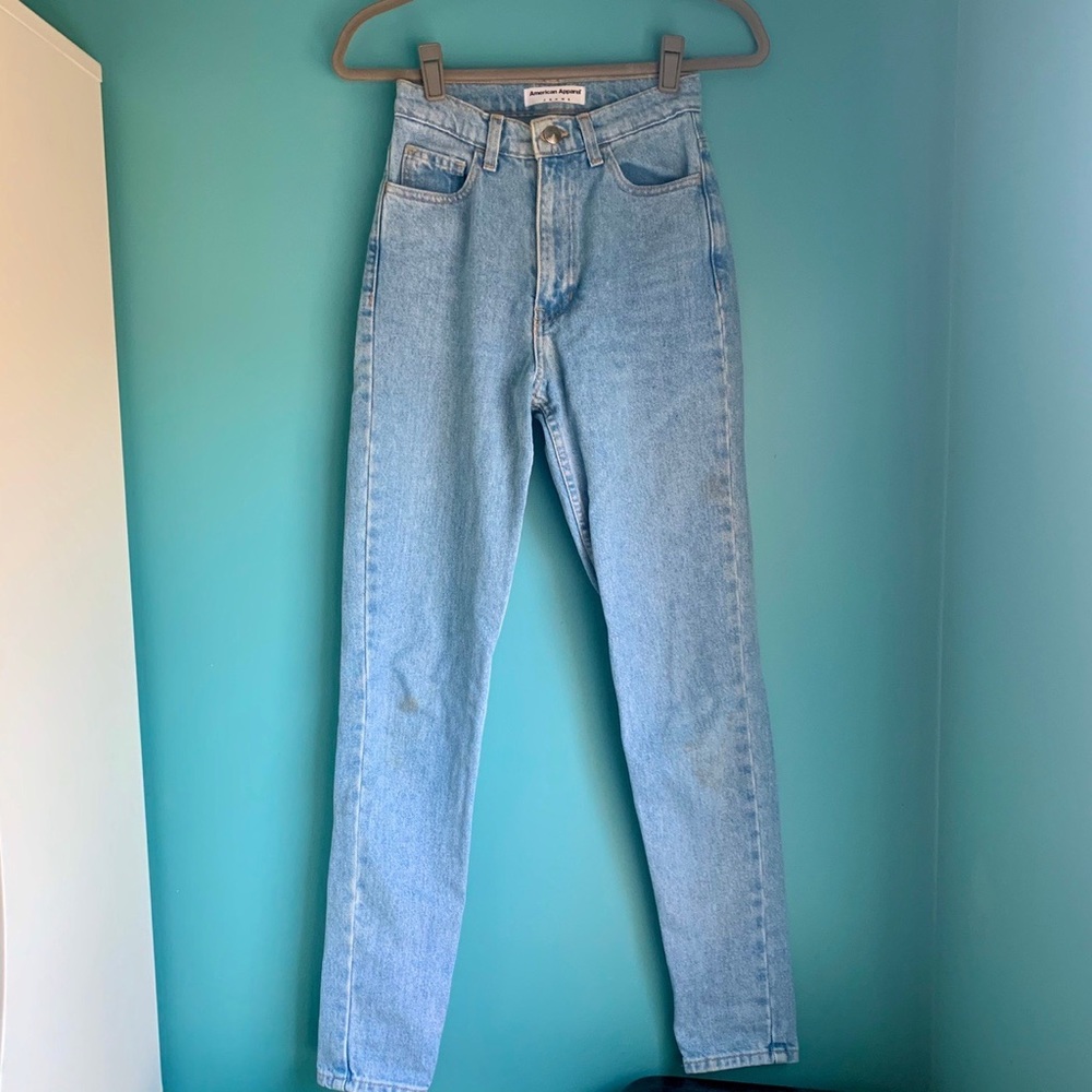 Light blue mom jeans